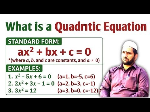 What is a Quadratic Equation? Definition & Examples | Class 10 Maths Chapter 2