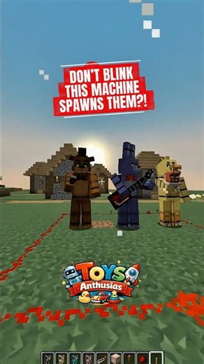 Minecraft Claw Machine Build That Spawns FNAF Characters