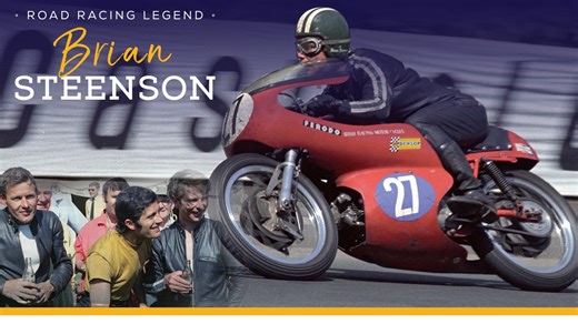 This documentary film reflects on the short life of Brian Steenson from his primary school days in Killyleagh through his time at Down High School to reading Engineering at Queens University, Belfast. Highlights from his motorcycle racing career are woven through his personal life including his long association with his childhood sweetheart Irene, who he first met at Down High when he was only 15 years old. Buy the DVD or Download: https://rb.gy/lq8ig The programme is illustrated with many unsee