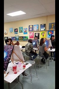 This is what fun looks like at Painting with a Twist. http://bit.ly/2zfQjX7 | Painting with a Twist