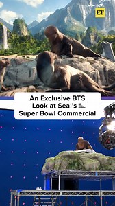 Seal gets to be an actual seal. 🤯 Only ET was behind the scenes for his Taika Waititi-directed Super Bowl commercial. | Entertainment Tonight