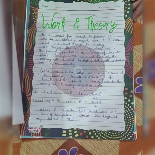 Physics||Project||Working of Transformer||Class 12th||👍🏻🫶🏻🌷#all the best for future