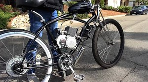 The long awaited Bullet Train 2-Stroke Engine Kit by Flying Horse is now here! Electric start and a centrifugal clutch makes this an easy to operate motorized bicycle. | BikeBerry.com