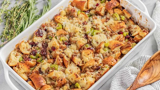 Traditional Sausage Stuffing