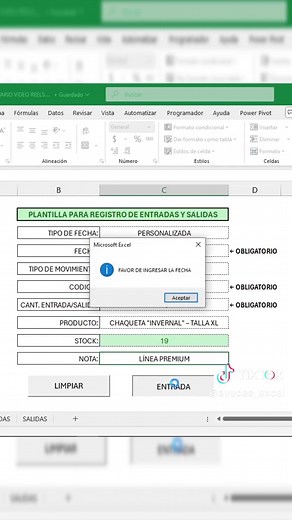 Control de Inventario Dinámico en Excel Fácil y Efectivo