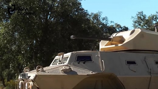 John Cockerill CPWS 25 on Textron Systems Commando Select. The CPWS is designed to incorporate the 20 mm to 30 mm calibre automatic gun that best meets the user's needs. | News Sphere