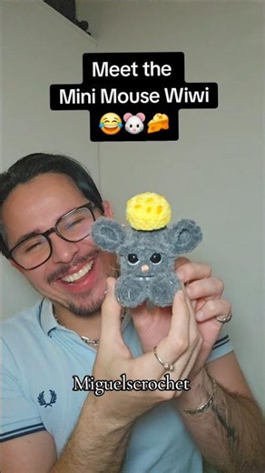 Meet the Mini Mouse Wiwi! 🤭🧀🥰🧶