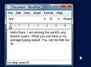 Amazingly fast speed typing (290 wpm)