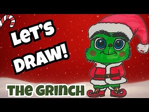 How to Draw Baby Grinch – Cute & Easy Christmas Drawing Tutorial for Kids!