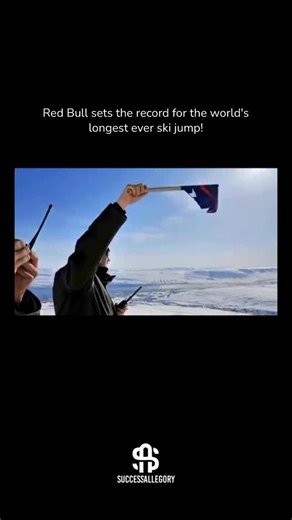 Success Allegory | Red Bull helped Japanese ski star Ryoyu Kobayashi make history with a 291-meter jump in Iceland, setting the world’s longest ski jump by... | Instagram