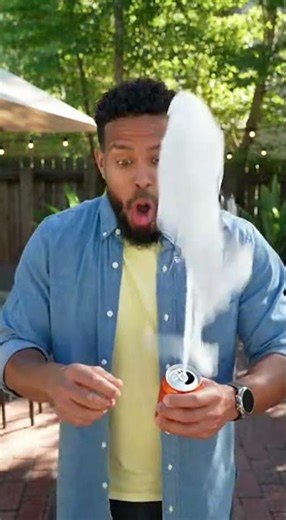 Soda Can EXPLODES In His Face!