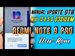Redmi Note 9 Pro Miui 12.0.5.0 Manual Update ota