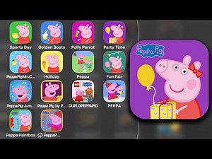 Peppa Pig Party Time - iOS & Android Game - Walkthrough, Gameplay Review on Tablet