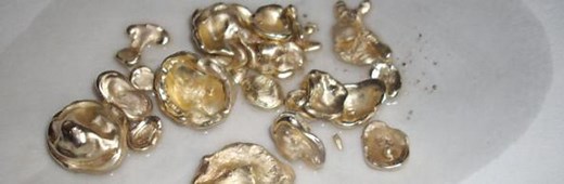 Refining Karat Gold and Silver Jewelry using Inquarting method - Part 1