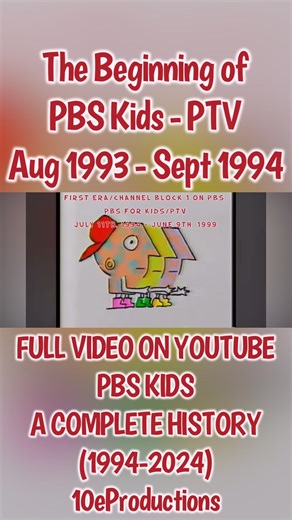 The Beginning of PBS Kids - PTV 1993-1994 #pbs #pbskids #pbskidsshows #pbskids90s #90skids