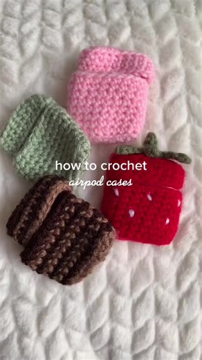 DIY Crochet AirPod Cases Tutorial