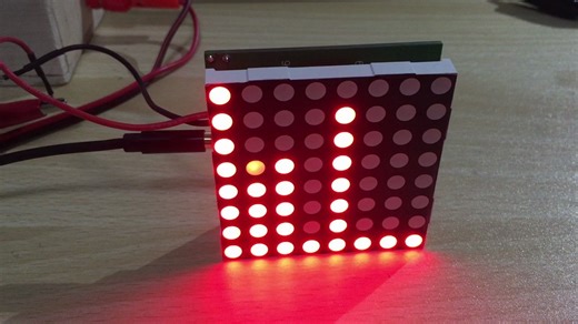 基于STM32的8x8点阵频谱灯演示