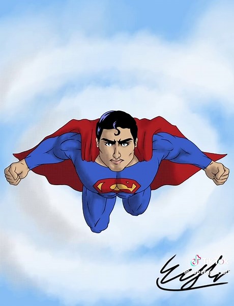 So out of it when I drew this #art #artist #comicart #dc #superman