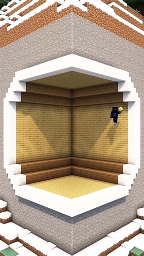 Minecraft Mountain House 🏡 #minecraft #shorts