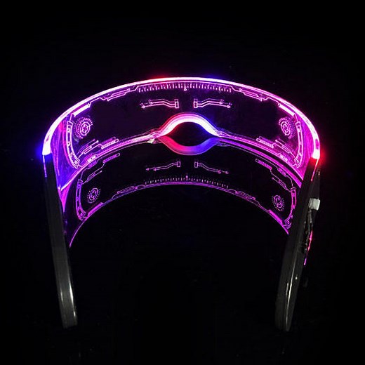 [Hot Item] Nicro EL Wire Neon Party Luminous LED Glasses Light up Glasses DJ Halloween Decoration Cool Costume Party Supplies Decoration