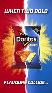 New Doritos Collide; Hot Wings and Ranch, two bold flavours in one pack to deliver the ULTIMATE flavour hit! In-store now! | Doritos