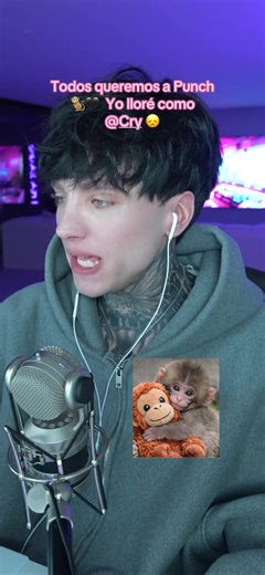 Yo igual que @Cry llore por #punch nuestro emo es tan sencible que se le apachurra el corazón 😞🐒🖤 #fypシ゚ #cry_thereal #monkeyface #japon