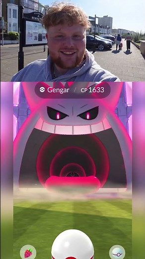 Amazing SHINY Gengar catch! #pokemongo