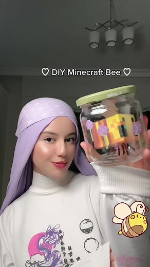 DIY Minecraft Bee 🐝✨ #minecraft | diy minecraft