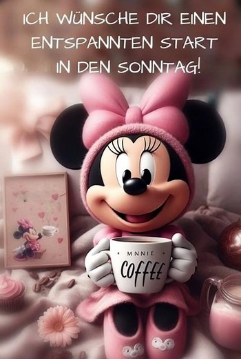 Guten Morgen Grüße für einen wunderschönen Sonntag ☕️🍄