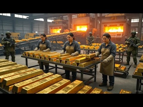 Inside the Gold Factory 🔥 | How Gold Bars Are Made | Complete Gold Manufacturing Process