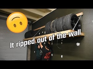 Massive DIY Wheel and Tire Rack Fail