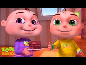 Zool Babies Building Blocks - Houses Song & Many More | Nursery Rhymes For Kids | Zool Babies Songs
