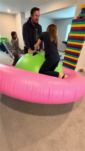 This inflatable flying saucer has been one of the best summer purchases for our family! ☀️