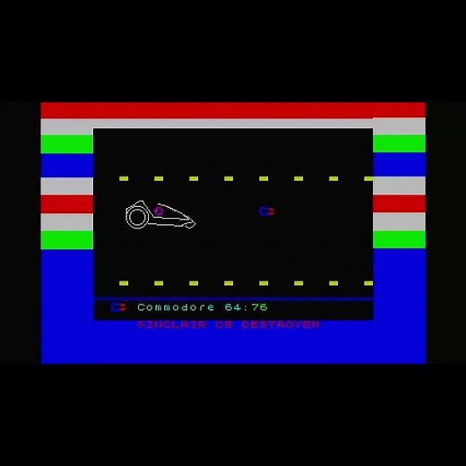 Sinclair C5 Destroyer - COMPILED VERSION - ZX SPECTRUM BASIC - Animated ALex #zxspectrum