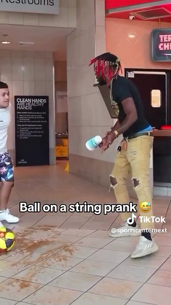 Hilarious Ball on a String Prank Gone Wrong!