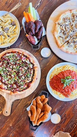 Julie Goes Green on Instagram: "Dinner for one or two? 💕 Either way… you deserve something delicious 😌✨ Single? Taken? Complicated? We’ve got a table (and extra love) waiting for you at Julie’s 🥰🍕 #ValentinesVibes #TreatYourself #VeganLove #JulieGoesGreen #PlantBasedEats"