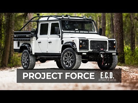 Restored Defender 130 has Aggressive Off-road Abilities, Inspired by a Classic | Project "The Force"