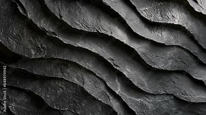 Grooved Texture The deep grooves and ridges of basalt create a bumpy and uneven texture that is rough to the touch.