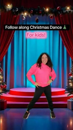 Try this super fun Christmas dance for kids to “All I Want For Christmas is You”🎄✨ #christmasdance