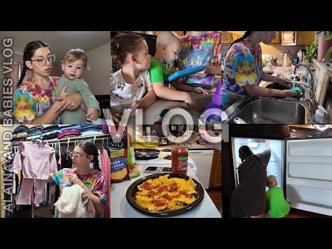 RAW & REALISTIC Day in the Life as a 25 yr Mom of 4/ Cleaning, Cooking, Baby Clothes Haul +more ᢉ𐭩