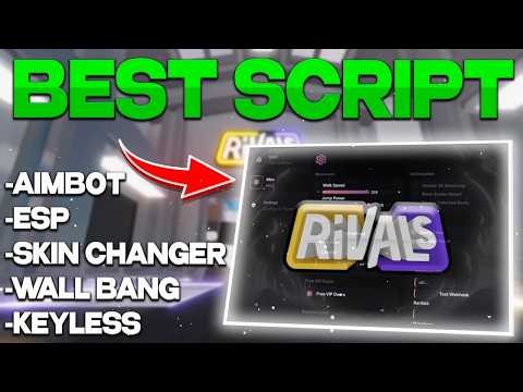 NO KEY - RIVALS Script - [ WALLBANG, SILENT AIM, ANTI AIM, RAGE BOT, ALL SKINS, SAFE FOR RANK, ESP ]