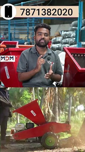 Coconut waste can be transformed into value! - The best Coco Shredder! #farming #agriculture