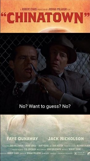Why They Cut Jake's Nose in Chinatown (1974) | #romanpolanski | #chinatown