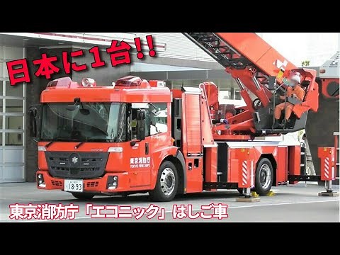 日本に１台!! 「エコニックはしご車」 東京消防庁 Tokyo F.D Mercedes-Benz Econic Ladder fire truck