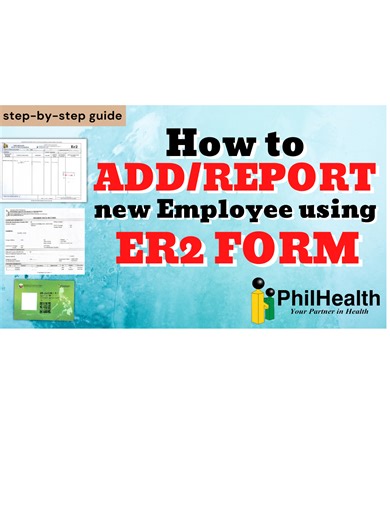 PhilHealth ER2 Form: New Employee Registration Guide