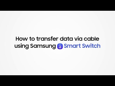 How to transfer data via cable using Samsung Smart Switch