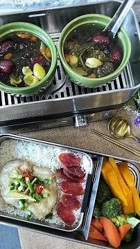 Steamed Rice and Desssert with WMF KITCHENminis Steamer