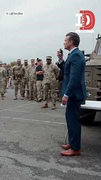 #shorts | Hegseth Recites Lord’s Prayer With Soldiers Following Killing of Charlie Kirk
