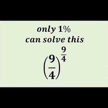 Only 1% Can Solve This! 😱( 9/4 )^9/4 in Seconds | Exponents Shortcut Trick
