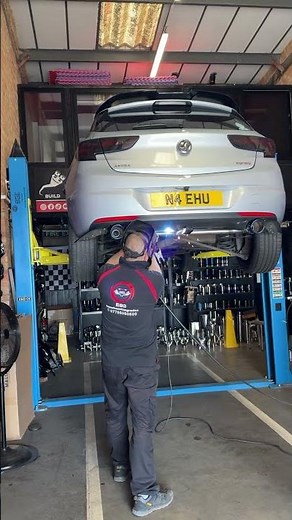 Vauxhall Astra k 1.6T gets a backbox delete at top exhaust upgrades